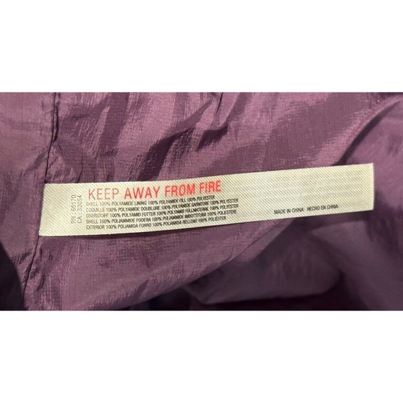 Free People FP Movement In A Bubble Puffer Vest Womens Sz L Oversized Purple - Picture 13 of 14